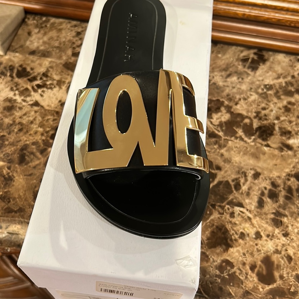 Aminah Abdul Jillil Black Love Slide size 6